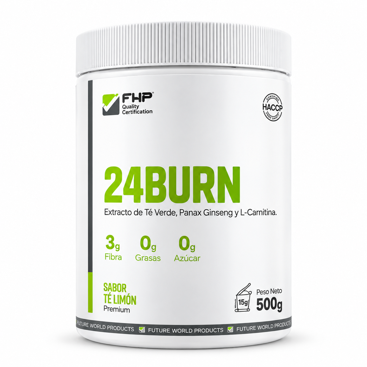 24BURN bebida instantánea sabor limón