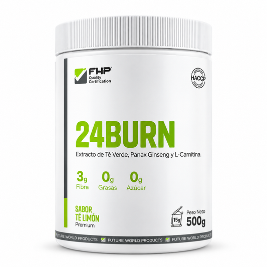 24BURN bebida instantánea sabor limón